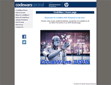 Tablet Screenshot of hpcodewars.org